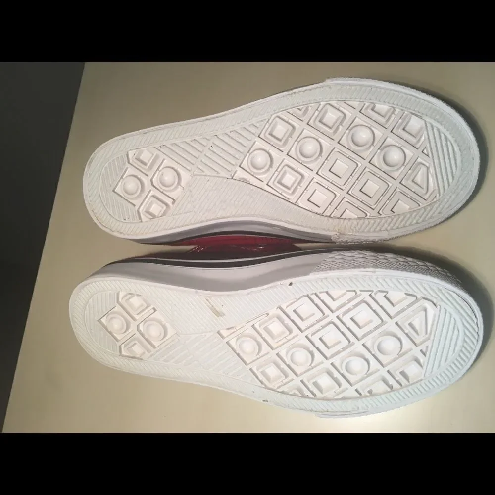Gymboree Plaid Laceless Shoes - Lined sz 11‎